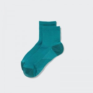 Olive Uniqlo Sports Half Men Socks | 890340