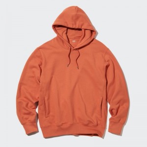 Orange Uniqlo Sweat Pullover Long-sleeve Men Hoodie | 8126000