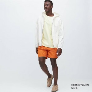 Orange Uniqlo Swim Active Men Shorts | 3626018