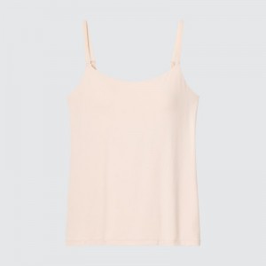 Pink Uniqlo AIRism Camisole Women Tank Top | 5387236