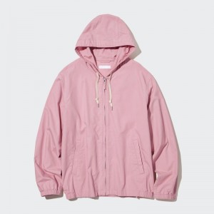 Pink Uniqlo Cotton Men Parka | 1262779
