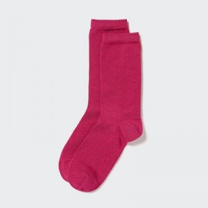 Pink Uniqlo HEATTECH Women Socks | 4990857
