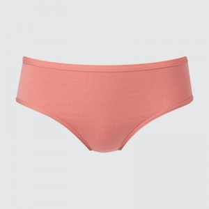 Pink Uniqlo Mid-Rise Women Briefs | 568861