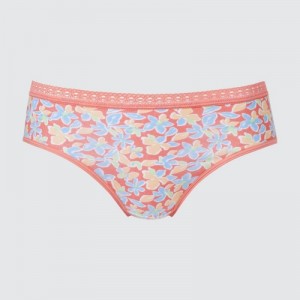 Pink Uniqlo Mid Rise Women Briefs | 8064180