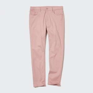 Pink Uniqlo Ultra Stretch Skinny Fit Men Jeans | 2068669