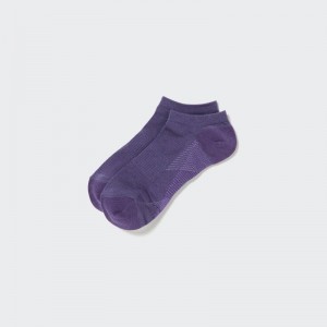 Purple Uniqlo Sports Short Men Socks | 1392892