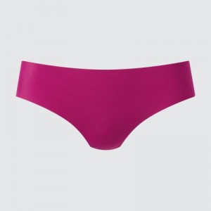 Red Uniqlo AIRism Ultra Seamless Regular Women Briefs | 3867837