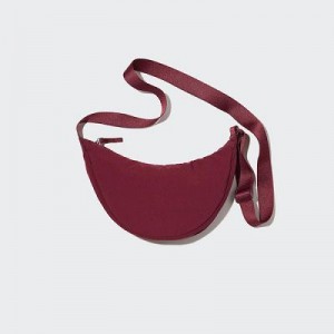 Red Uniqlo Round Mini Women Crossbody Bags | 1280219