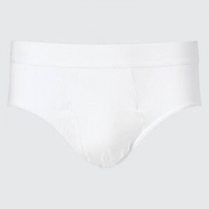 White Uniqlo Briefs Men Underwear | 1291