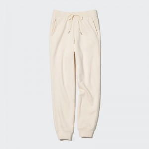 White Uniqlo Jogger Women Pants | 5573744