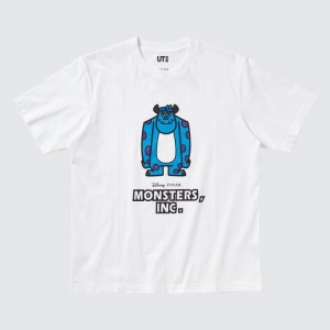 White Uniqlo Magic For All Favorites Ut Short-sleeve Graphic Men T Shirts | 2320067