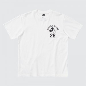 White Uniqlo Magic For All Favorites Ut Short-sleeve Graphic Men T Shirts | 4083103