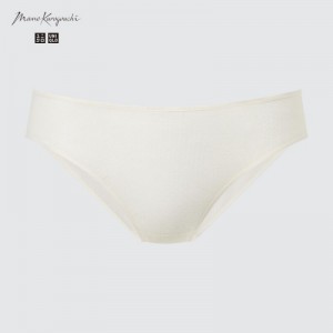 White Uniqlo Mesh Regular Women Shorts | 9323053