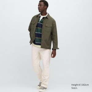 White Uniqlo Painter Men Pants | 5425052