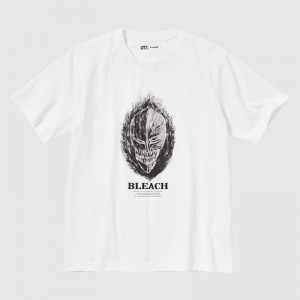 White Uniqlo Ut Archive Ut Bleach Short-sleeve Graphic Men T Shirts | 1745454