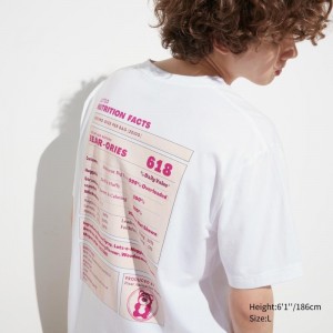 White Uniqlo Utgp2023: Magic For All Ut Short-sleeve Graphic Cheng Lu Yi Men T Shirts | 2723633