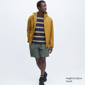 Yellow Uniqlo Blocktech 3d Cut Men Parka | 6352670