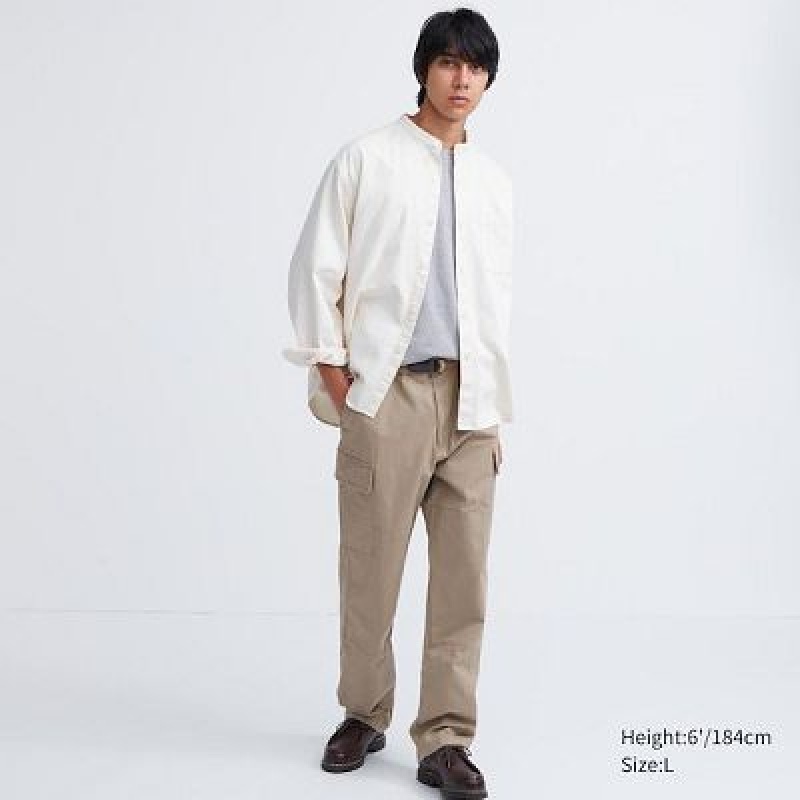 Beige Uniqlo Cargo Women Pants | 590147