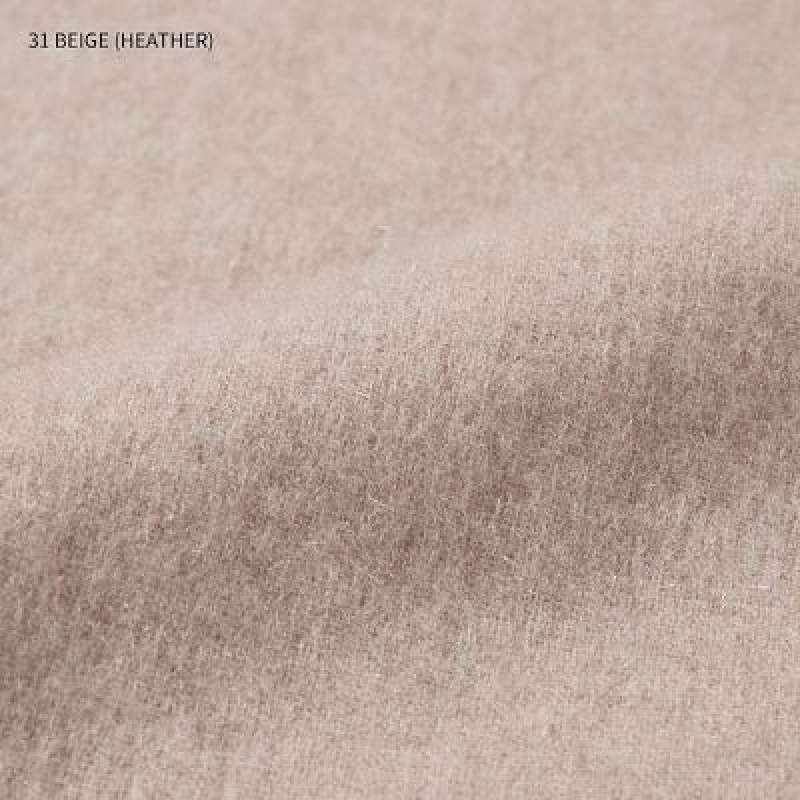 Beige Uniqlo Cashmere Women Scarves | 8263745