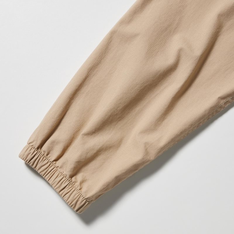 Beige Uniqlo Cotton Men Parka | 4378967