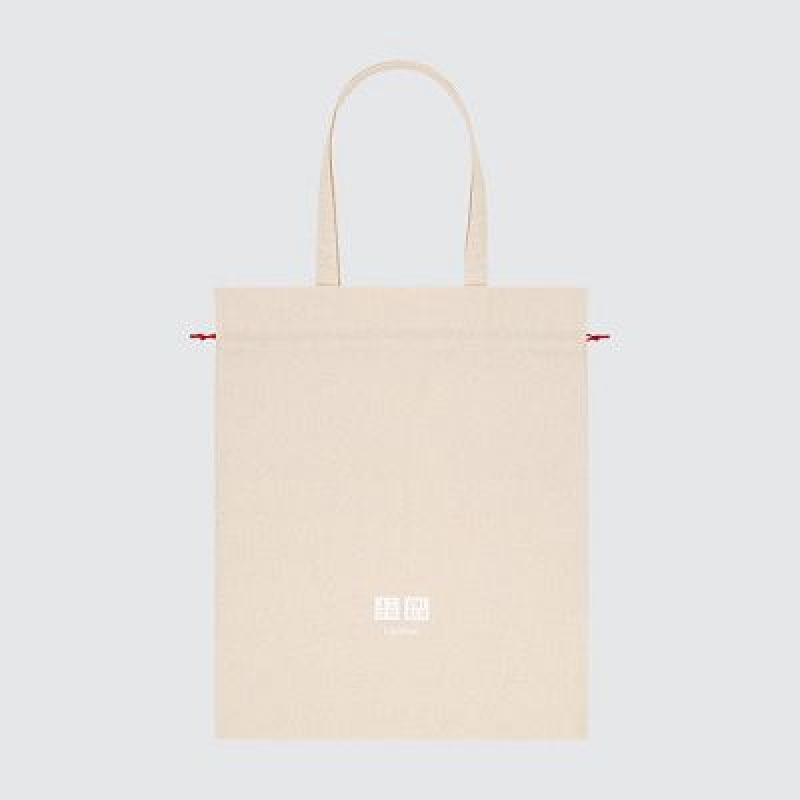 Beige Uniqlo Gift Women Tote Bags | 3273027
