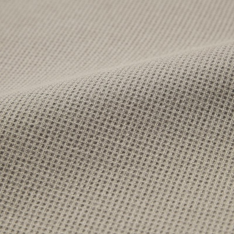 Beige Uniqlo Heattech Cotton Waffle Crew Neck Extra Warm Men T Shirts | 3004538