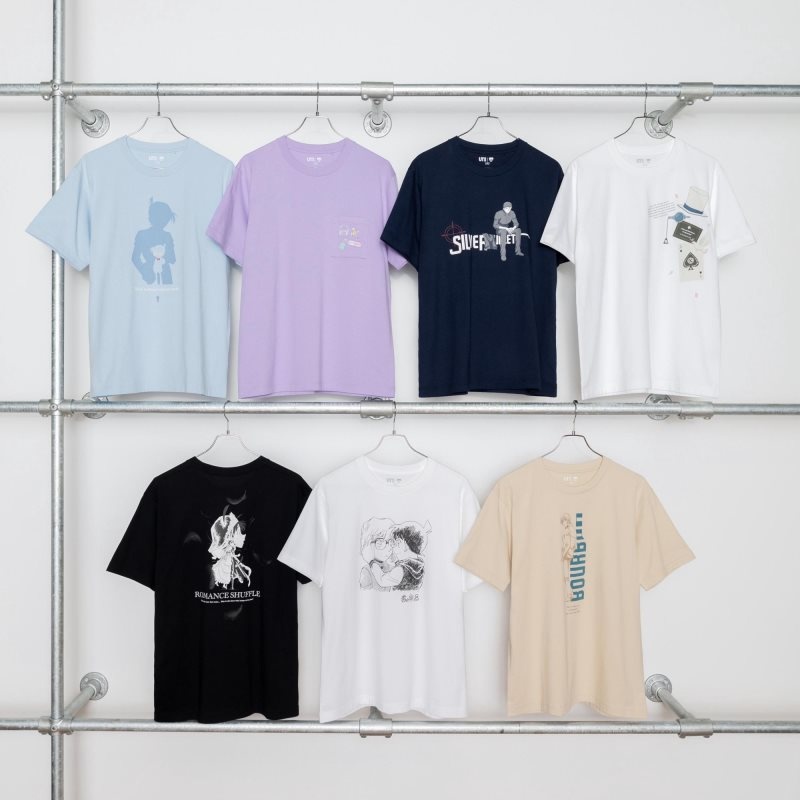 Beige Uniqlo Introduction Of Detective Conan Case Closed Ut Short-sleeve Graphic Men T Shirts | 1687556