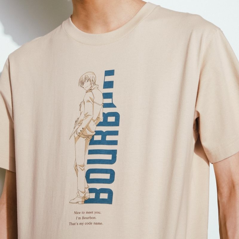 Beige Uniqlo Introduction Of Detective Conan Case Closed Ut Short-sleeve Graphic Men T Shirts | 1687556