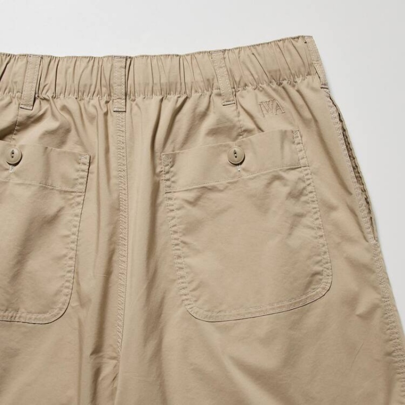 Beige Uniqlo Jw Anderson Easy Men Pants | 6743944
