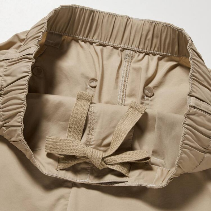 Beige Uniqlo Jw Anderson Easy Men Pants | 6743944