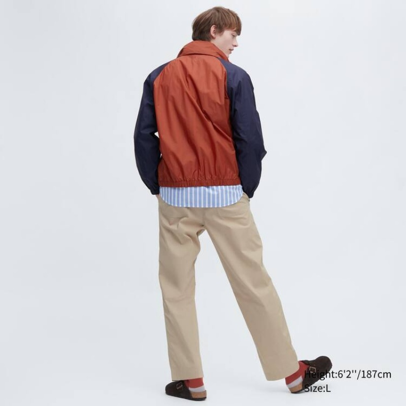 Beige Uniqlo Jw Anderson Easy Men Pants | 6743944