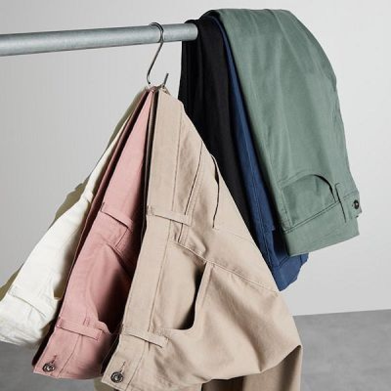 Beige Uniqlo Ultra Stretch Color Women Jeans | 8460167