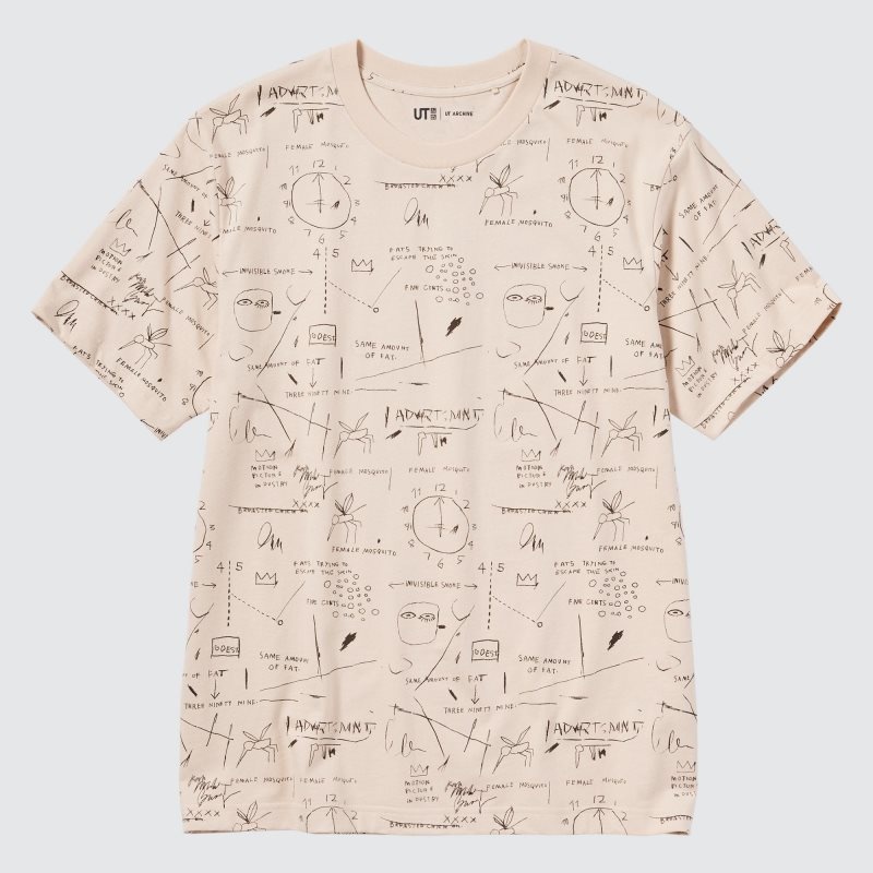 Beige Uniqlo Ut Archive Ut Short Sleeve Graphic Jean-michel Basquiat Men T Shirts | 3635410
