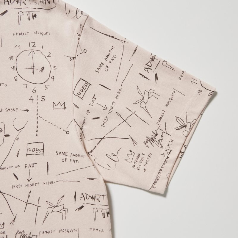 Beige Uniqlo Ut Archive Ut Short Sleeve Graphic Jean-michel Basquiat Men T Shirts | 3635410