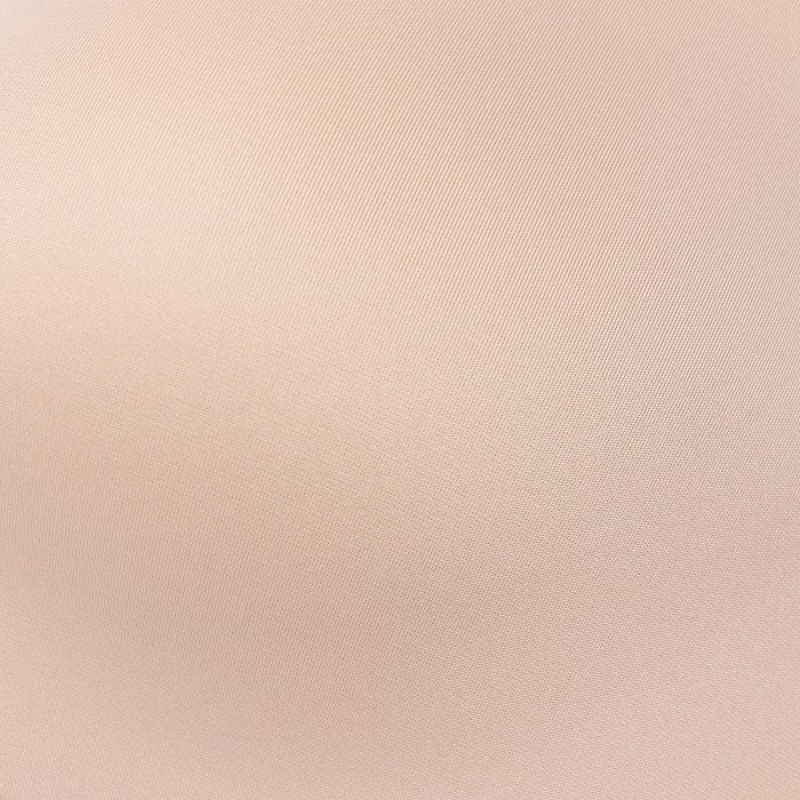 Beige Uniqlo Wireless (3D Hold) Women Bras | 1962039