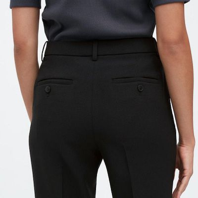Black Uniqlo AirSense Women Pants | 7482177