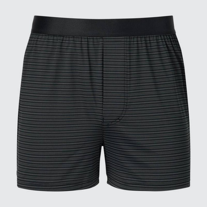 Black Uniqlo Airism Trunks Men Underwear | 1629507