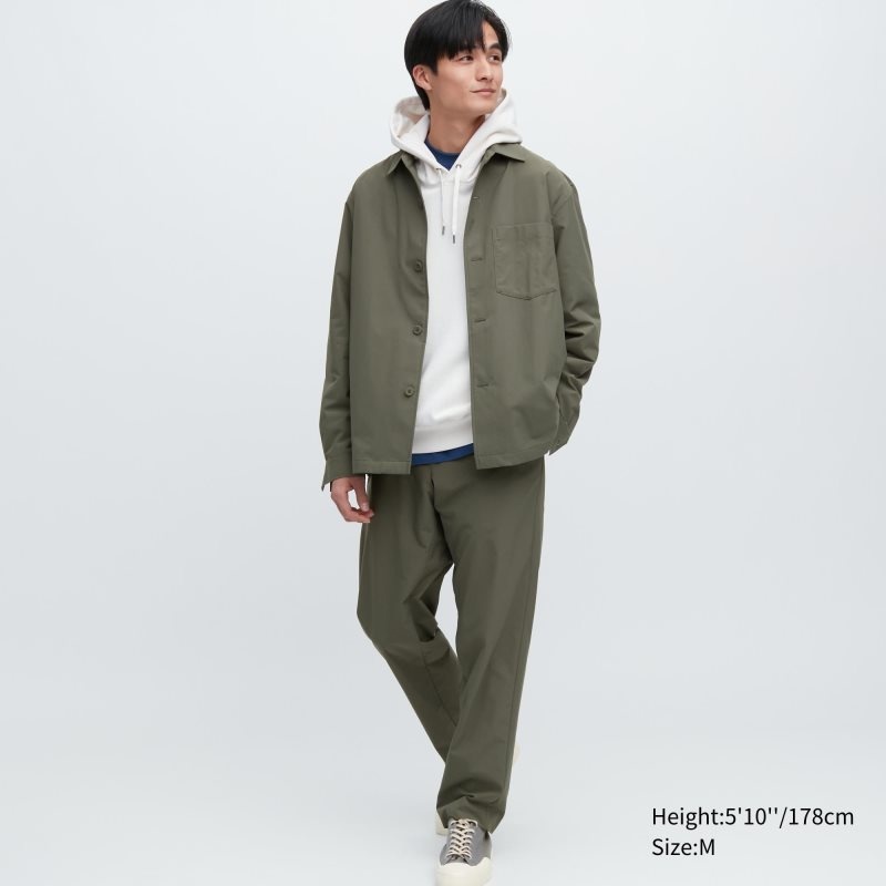 Black Uniqlo Airsense Shirt Ultra Light Shirt Men Jackets | 4694414