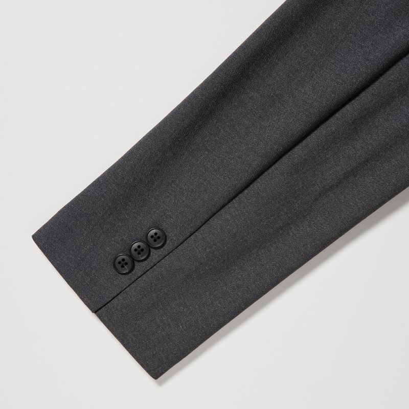 Black Uniqlo Airsense Wool Like Ultra Light Men Jackets | 866625