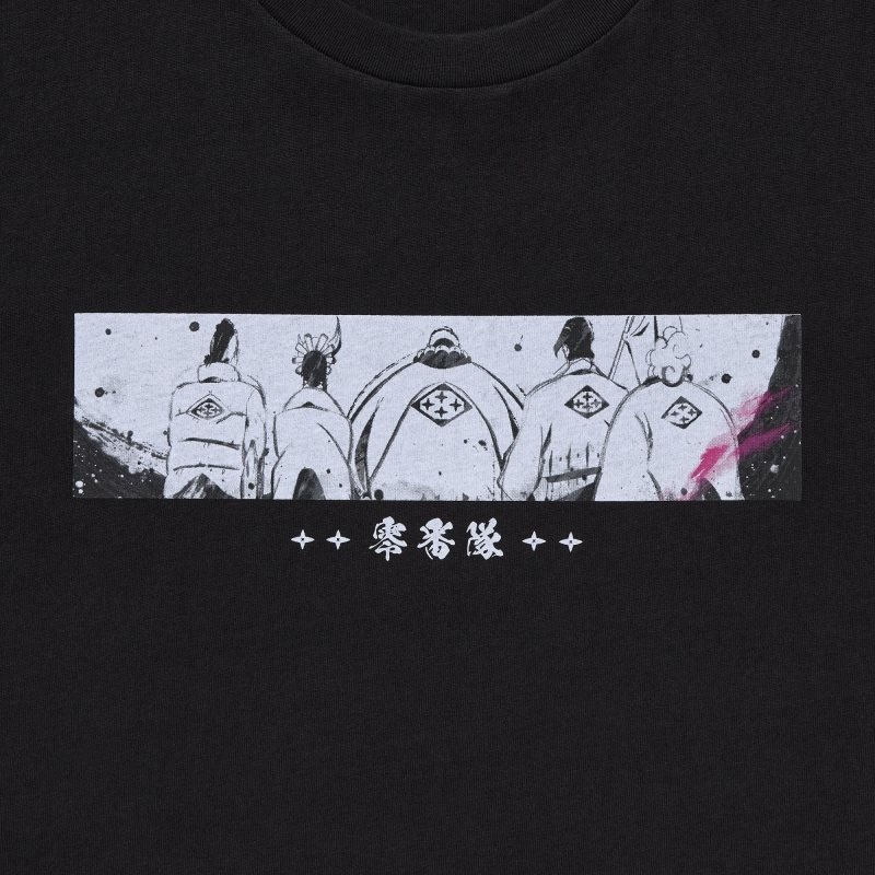 Black Uniqlo Bleach: Thousand-year Blood War Ut Short-sleeve Graphic Men T Shirts | 8355444