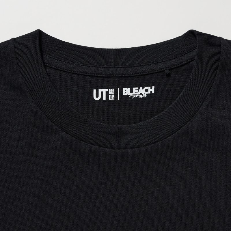 Black Uniqlo Bleach: Thousand-year Blood War Ut Short-sleeve Graphic Men T Shirts | 100612