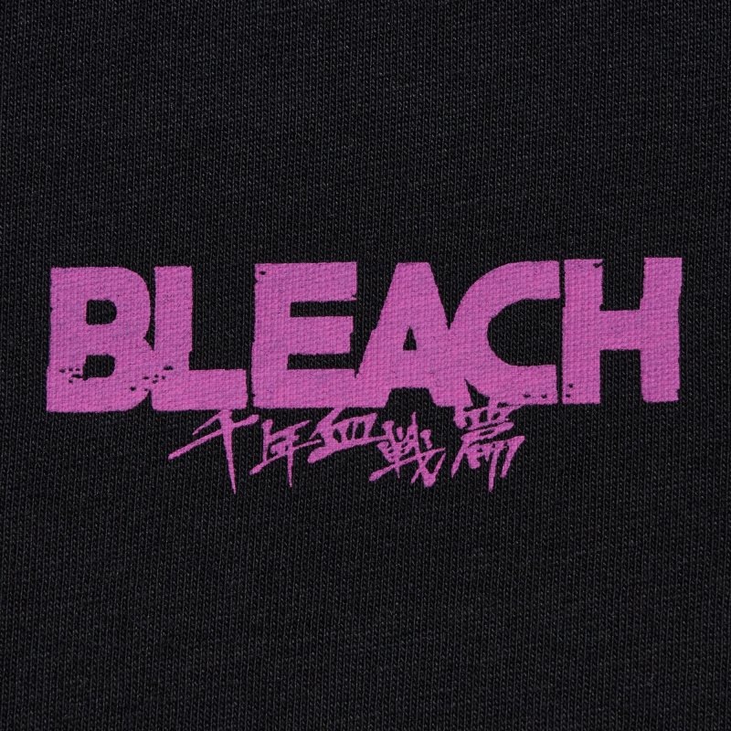 Black Uniqlo Bleach: Thousand-year Blood War Ut Short-sleeve Graphic Men T Shirts | 100612