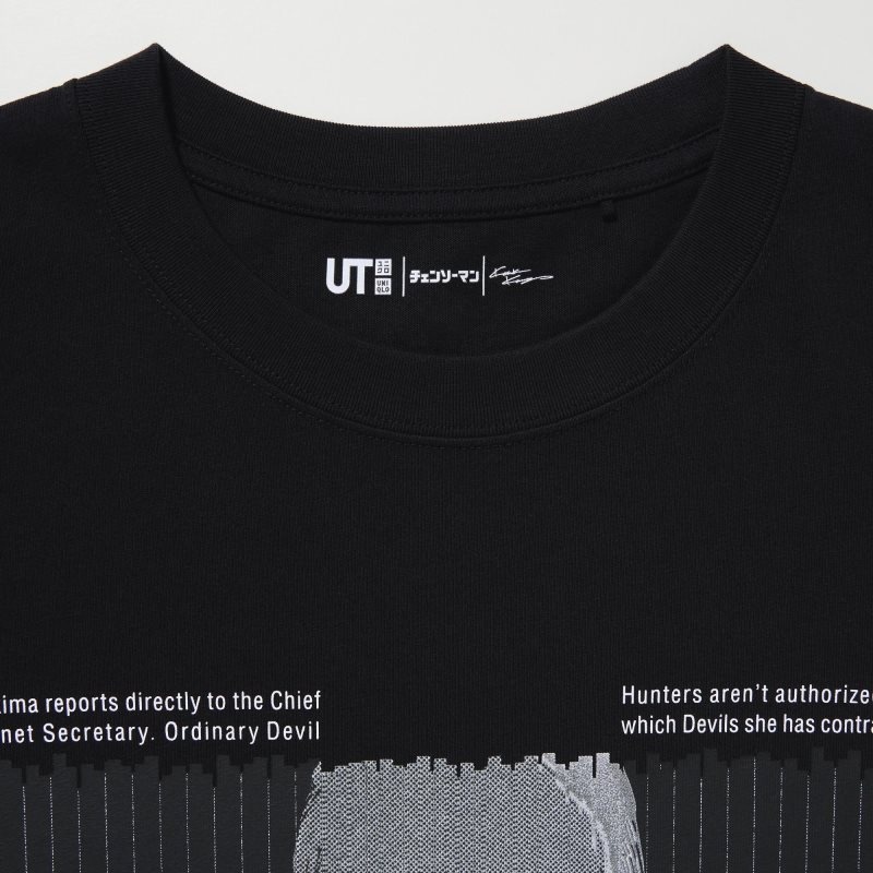 Black Uniqlo Chainsaw Man × Kosuke Kawamura Short Sleeve Ut Oversized Men T Shirts | 6918882