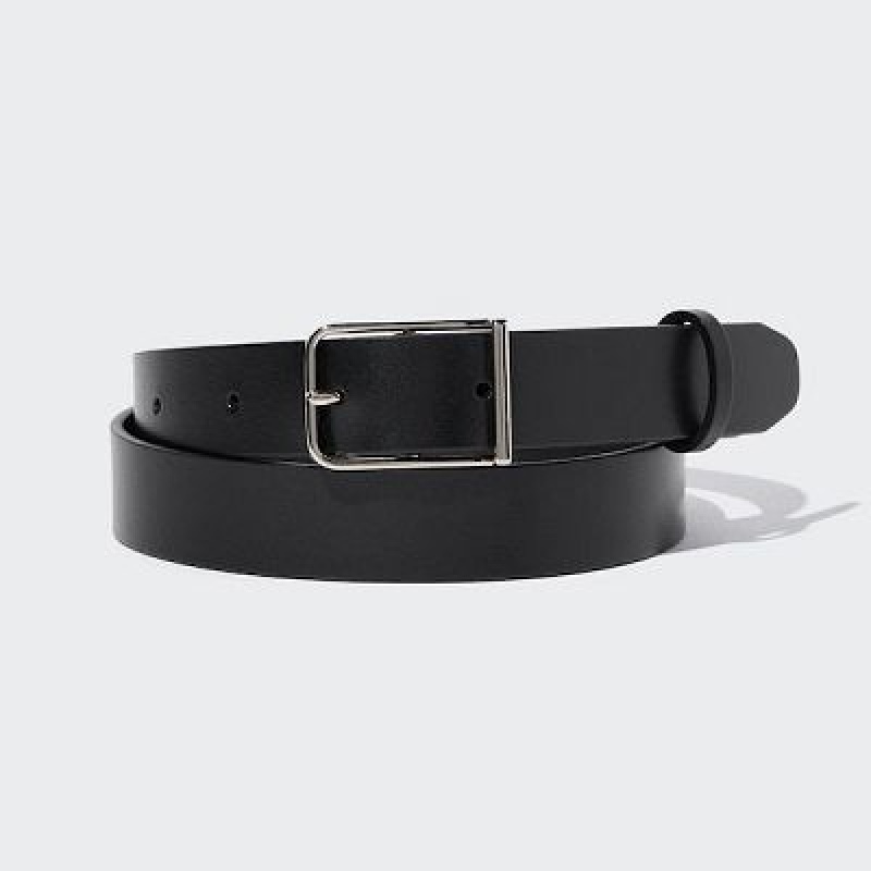 Black Uniqlo Clean Women Belts | 7536673