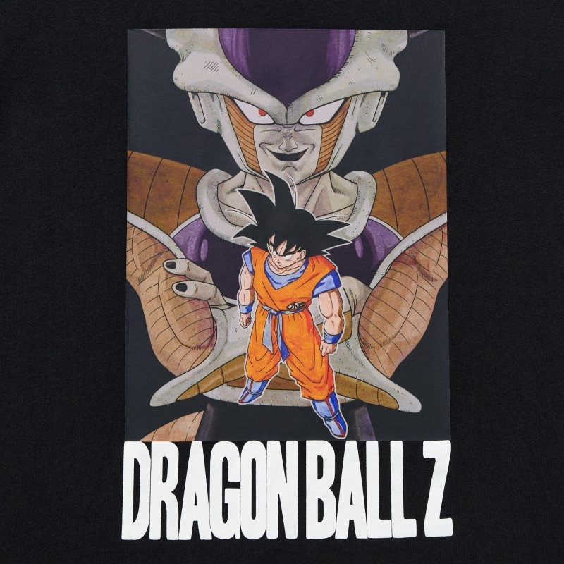Black Uniqlo Dragon Ball Ut Short-sleeve Graphic Men T Shirts | 8918765