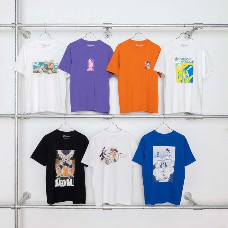 Black Uniqlo Dragon Ball Ut Short-sleeve Graphic Men T Shirts | 8918765