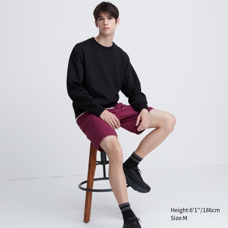 Black Uniqlo Elegant Men Sweatshirts | 2120997
