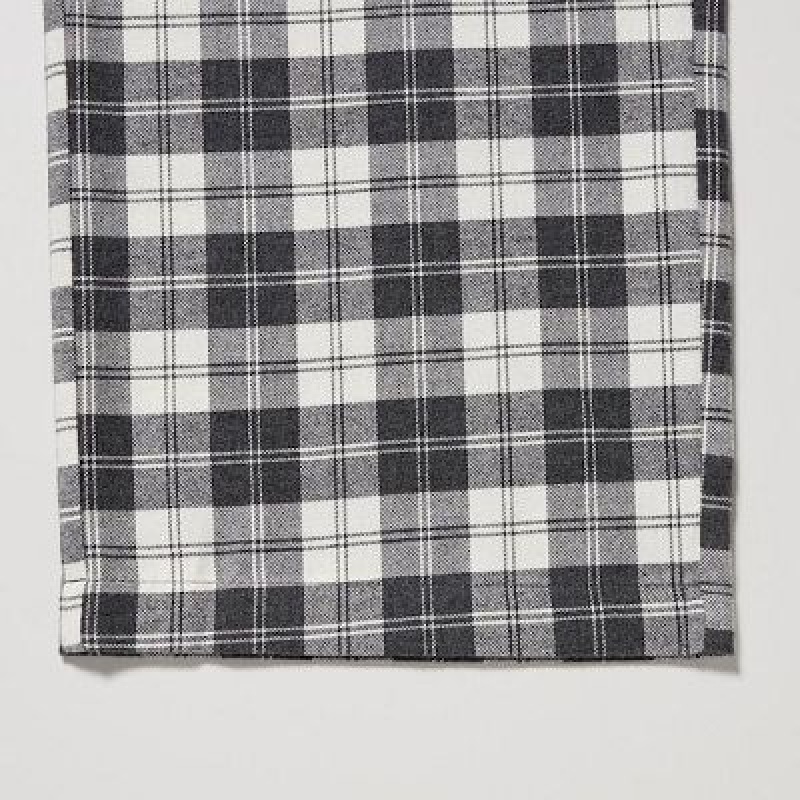 Black Uniqlo Flannel Women Pants | 4491195