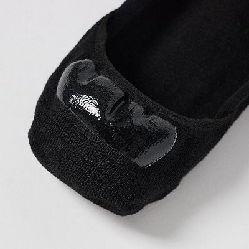 Black Uniqlo Footsies 3 Pack (Low Cut) Women Socks | 5062382