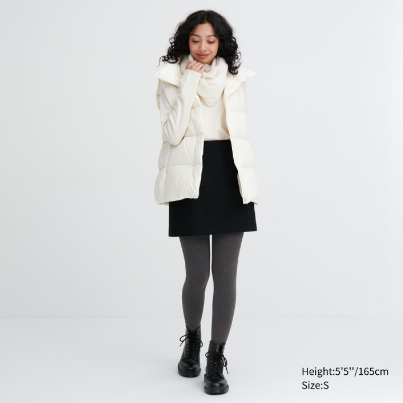 Black Uniqlo HEATTECH Extra Warm Pile-Lined Women Tight | 438181